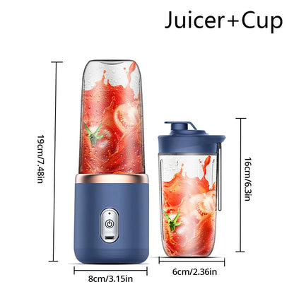 1pc Bleu/Rose Portable Électrique Petit Extracteur De Jus Ménage Multi Fonction Jus Tasse De Mélange Et Auxiliaire Alimentaire