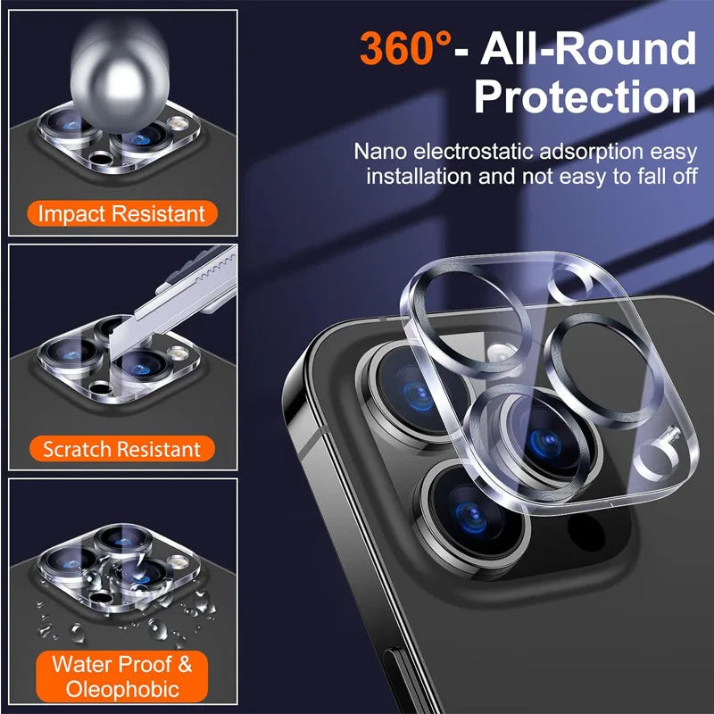 camera protector for iPhone 15 14 13 12 11 15pro 15 pro max lens cover iphone 15 pro camera film glass iphone 14 pro accessoires