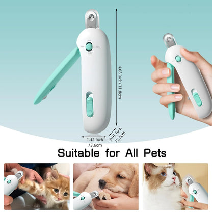 Coupe-ongles professionnel avec trou réglable pour chat et chien